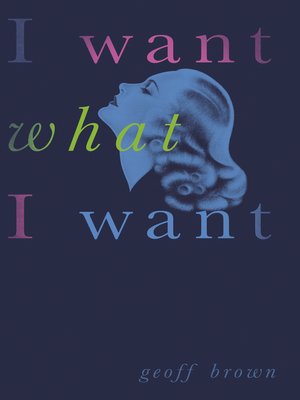 cover image of I Want What I Want